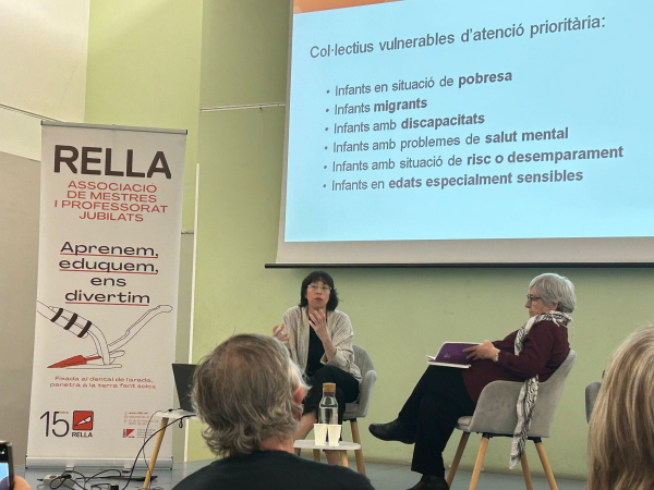 VÍDEO  I COMENTARI DE LA XERRADA SOBRE EL DRETS DELS INFANTS I ADOLESCENT A CÀRREC D'AIDA  C. RODRÍGUEZ. 19/2  &bsol;&bsol;&bsol; RELLA