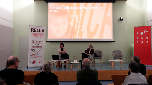 VÍDEO  I COMENTARI DE LA XERRADA SOBRE EL DRETS DELS INFANTS I ADOLESCENT A CÀRREC D'AIDA  C. RODRÍGUEZ. 19/2  &bsol;&bsol;&bsol; RELLA
