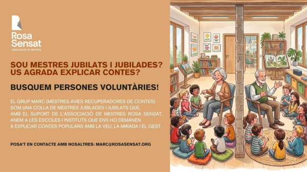 US AGRADARIA EXPICAR CONTES A LES ESCOLES I INSTITUTS? &bsol;&bsol;&bsol; RELLA