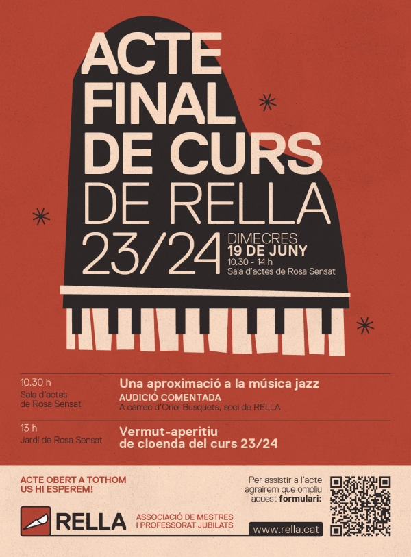 19/6 ACTE DE FINAL DE CURS DE RELLA 23/24    &bsol;&bsol;&bsol; RELLA