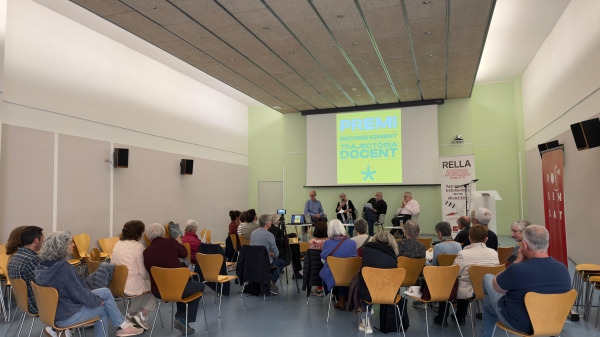 VÍDEO DE LA PRESENTACIÓ DEL PREMI RECONEIXEMENT DE LA TRAJECTÒRIA DOCENT &bsol;&bsol;&bsol; RELLA