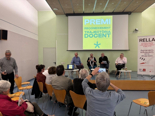 VÍDEO DE LA PRESENTACIÓ DEL PREMI RECONEIXEMENT DE LA TRAJECTÒRIA DOCENT &bsol;&bsol;&bsol; RELLA